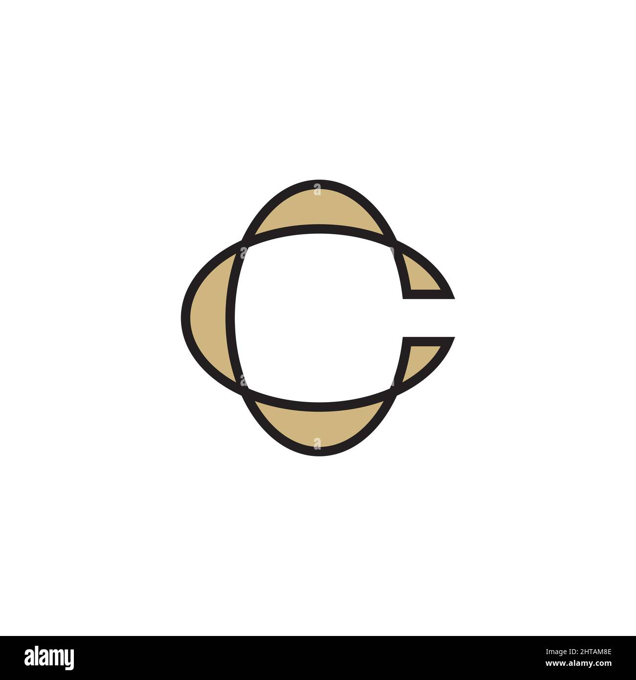 Creative letter C logo design illustration vector template Stock Vector