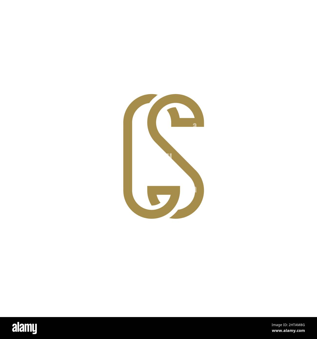 Initial letter CS logo design vector template Stock Vector Image & Art ...