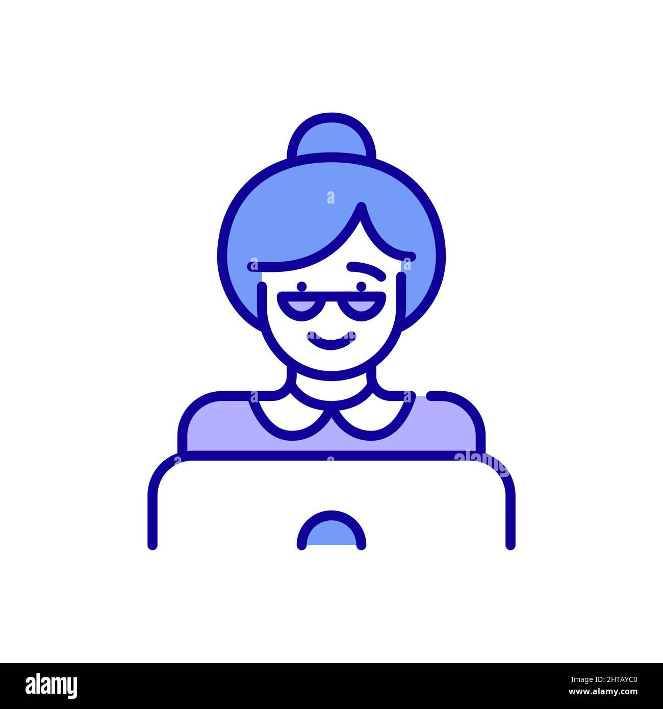 Grandma icon hi-res stock photography and images - Alamy