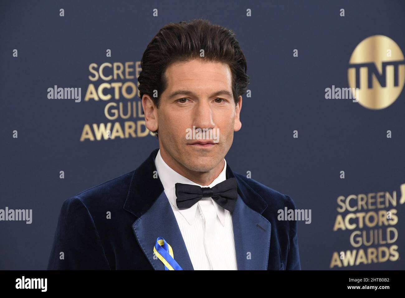 Los Angeles, USA. 27th Feb, 2022. Jon Bernthal arrives at the 28th Screen  Actors Guild Awards held at the Barker Hangar in Santa Monica, CA on  Sunday, ?February 27, 2022. (Photo By
