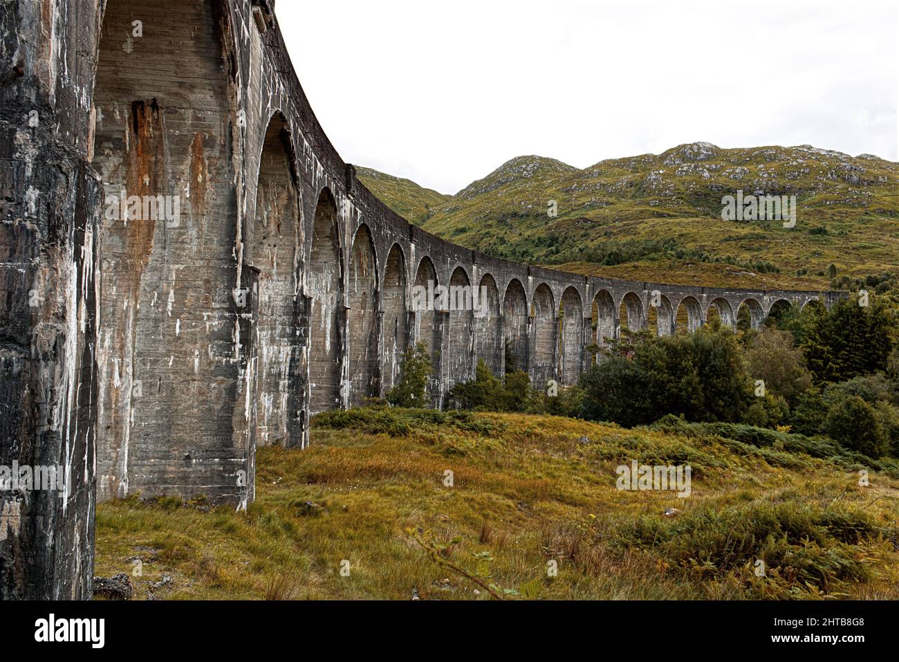 Beautiful view of the Harry Potter Bridge in Scotland Stock Photo Alamy