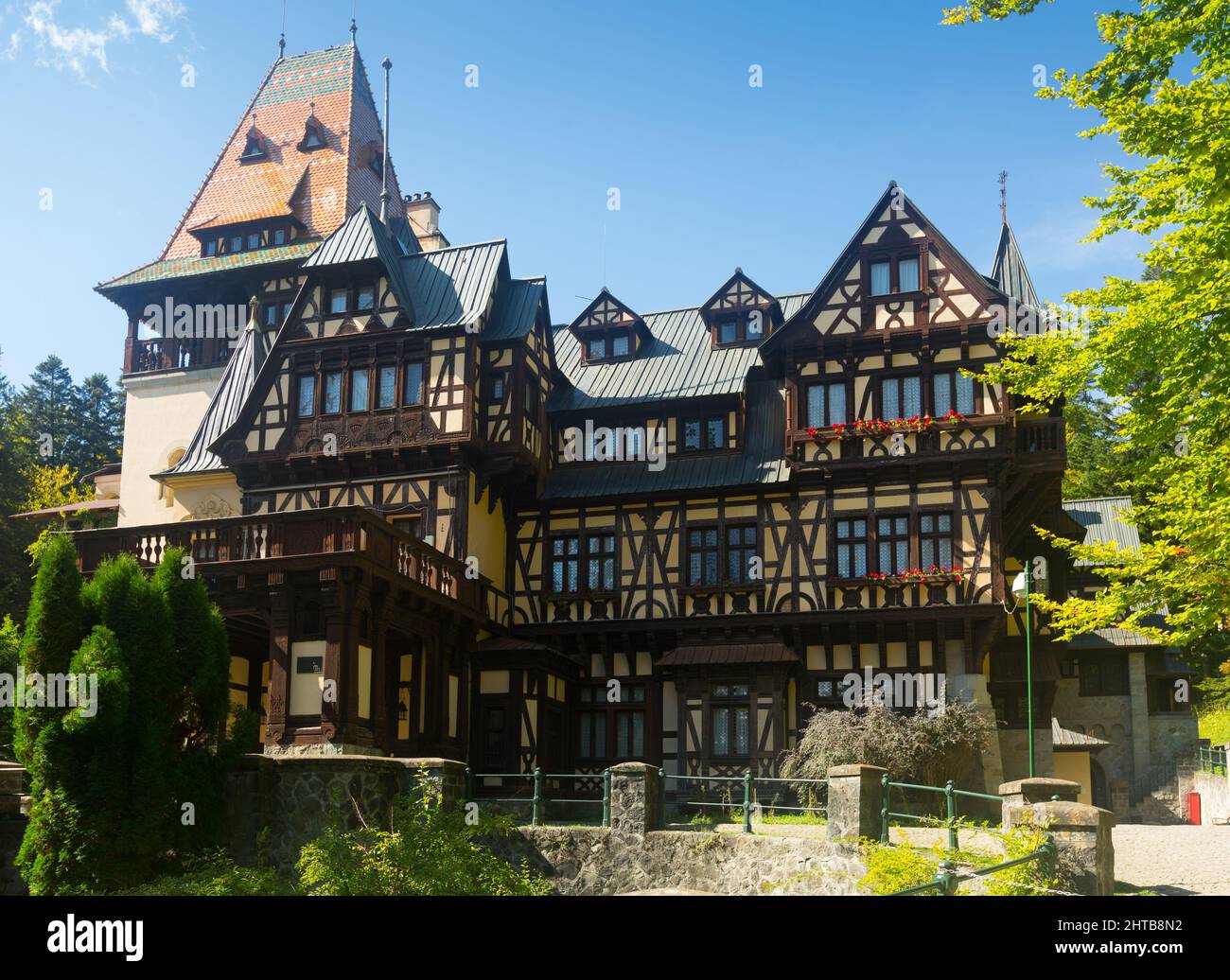 Pelisor Castle, Romania Stock Photo Alamy