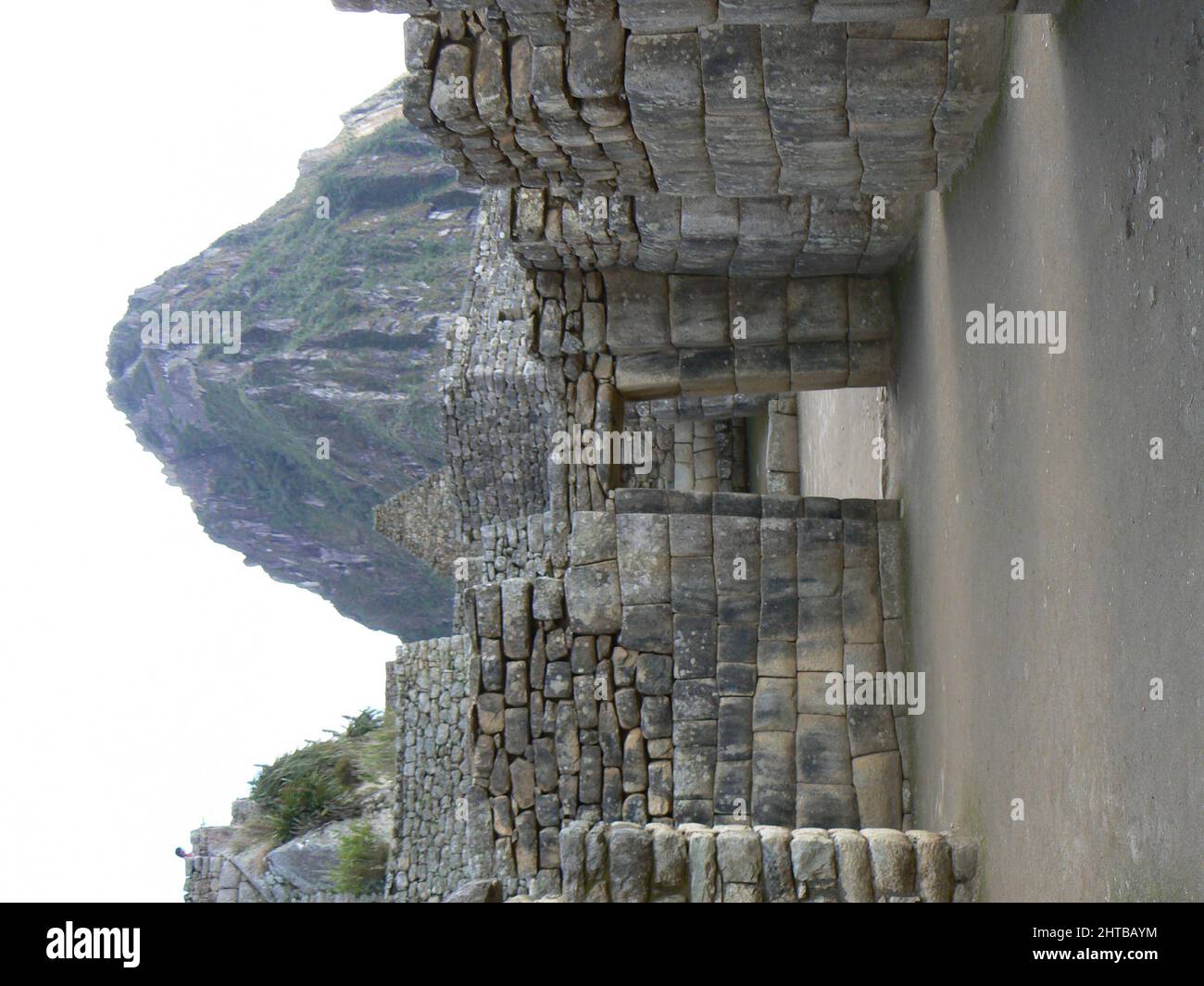 Ruins of the historical Machu Picchu Inca Citadel in Peru Stock Photo ...