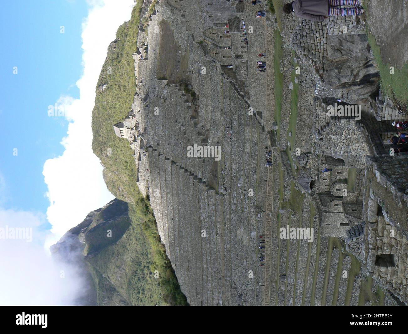 Machu picchu architecture stairs hi-res stock photography and images ...