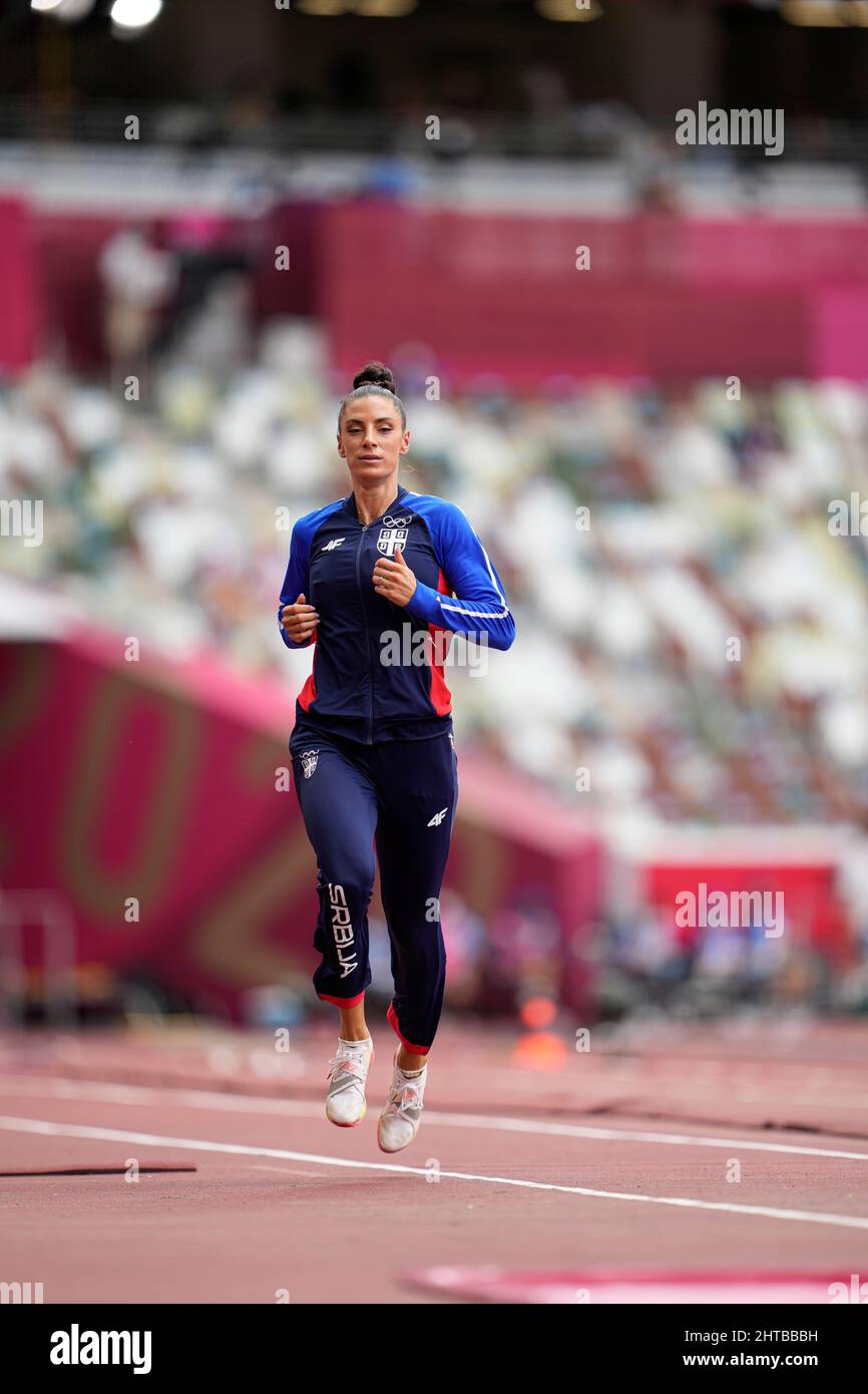 Ivana Spanovic participating in the Tokyo 2020 Olympic Games in the