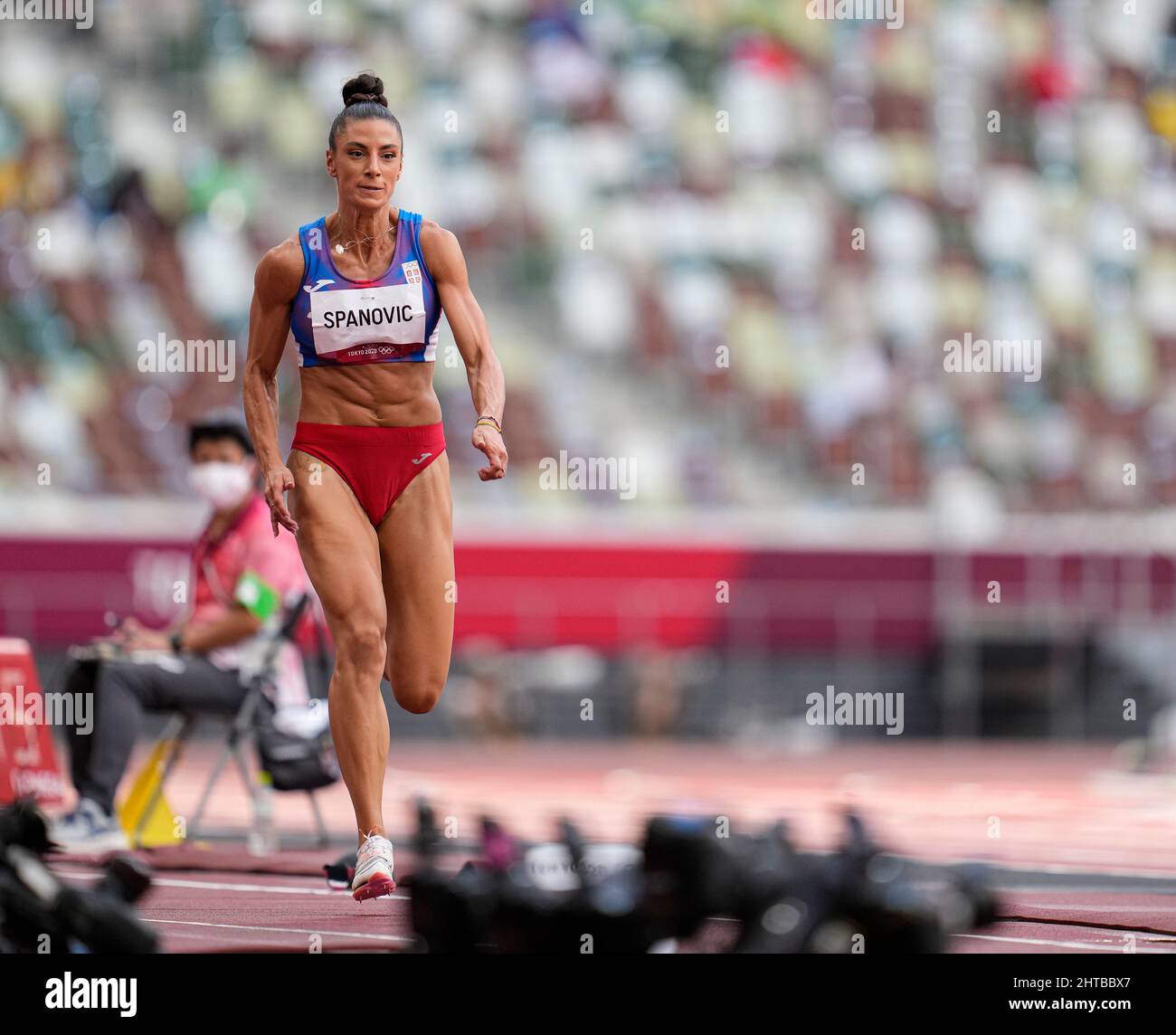 Ivana Spanovic participating in the Tokyo 2020 Olympic Games in the