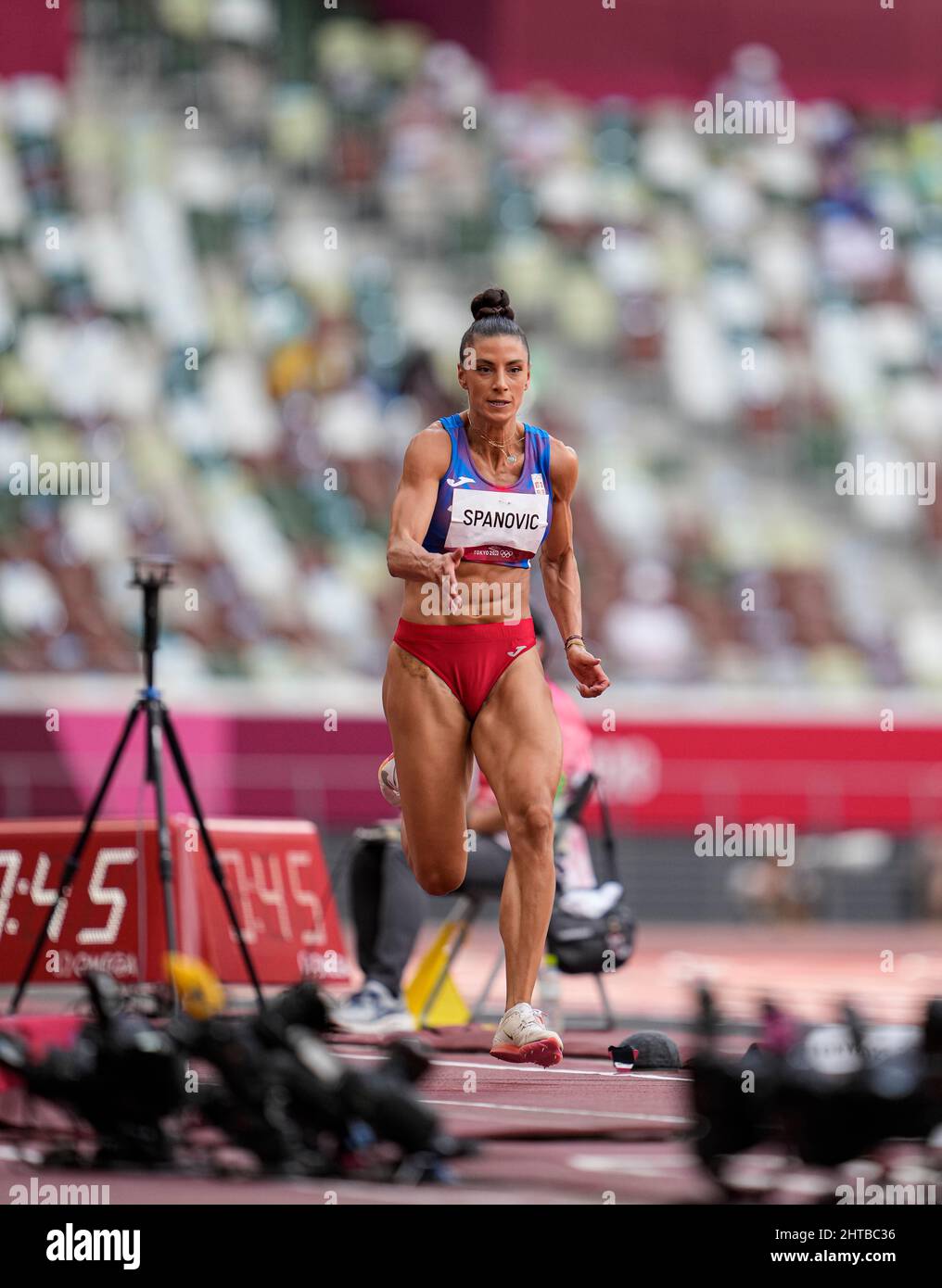 Ivana Spanovic participating in the Tokyo 2020 Olympic Games in the