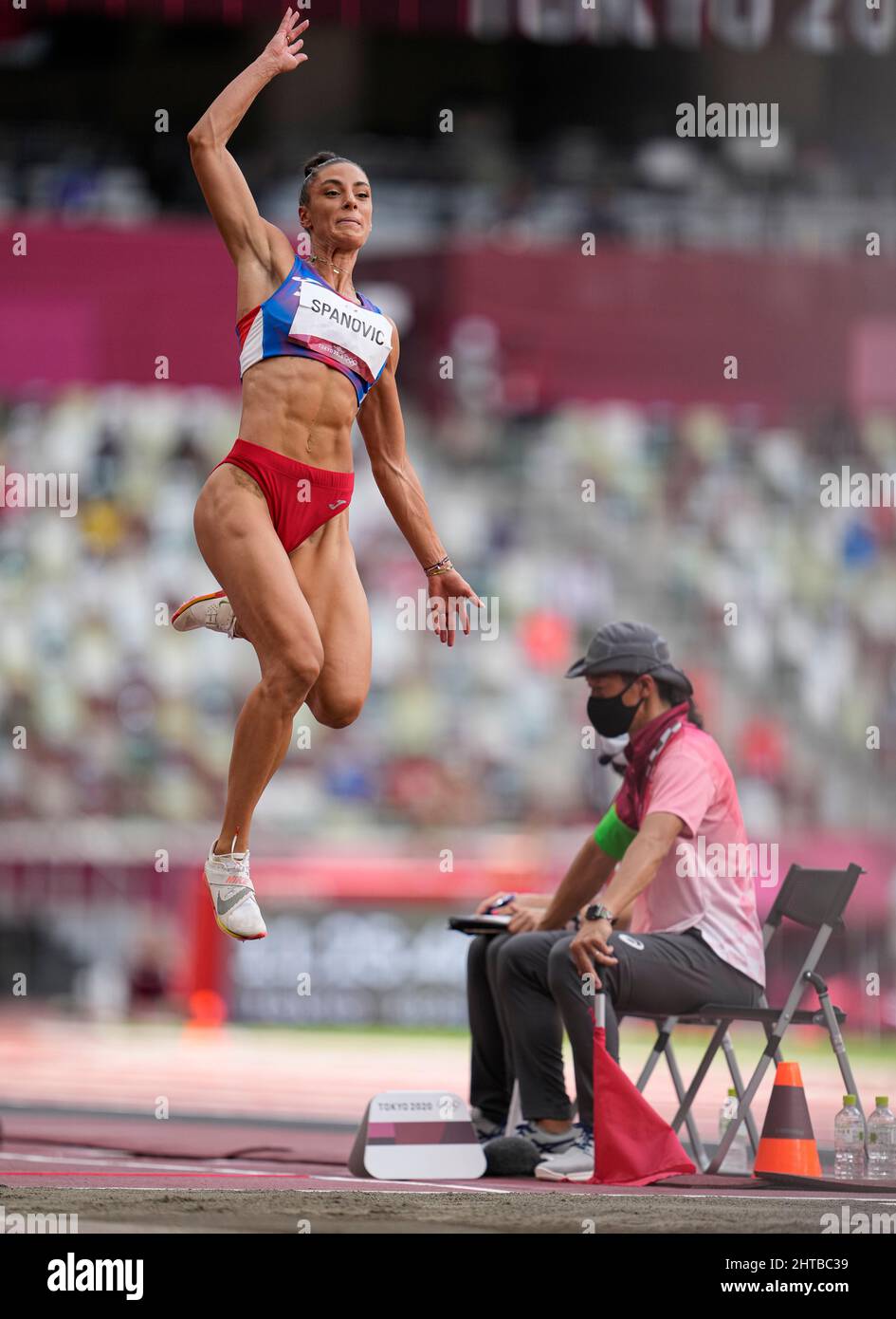 Ivana Spanovic participating in the Tokyo 2020 Olympic Games in the