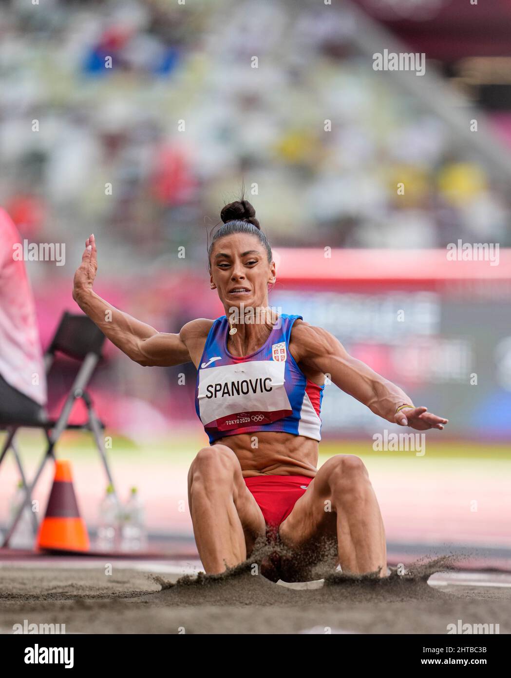 Ivana Spanovic participating in the Tokyo 2020 Olympic Games in the