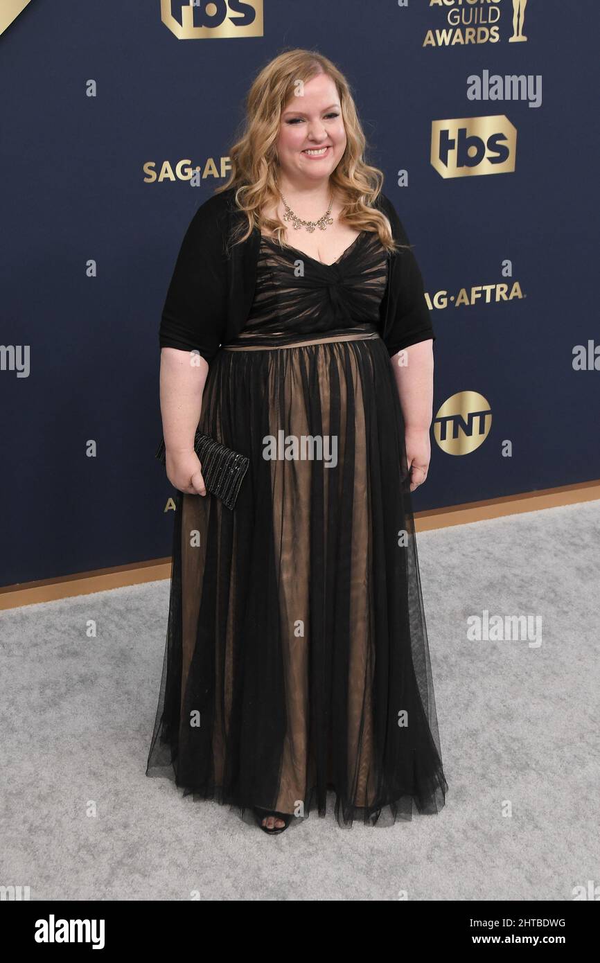 Los Angeles, USA. 27th Feb, 2022. Sarah Baker arrives at the 28th