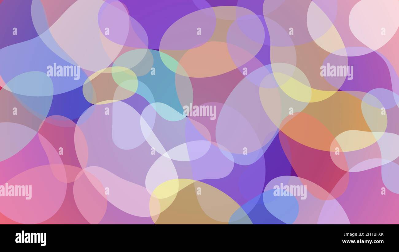 Light-sensitive gradient transparent particles on a purple background ...