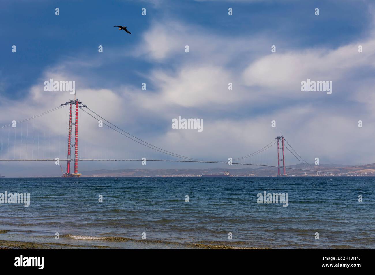 new bridge connecting two continents 1915 canakkale bridge (dardanelles