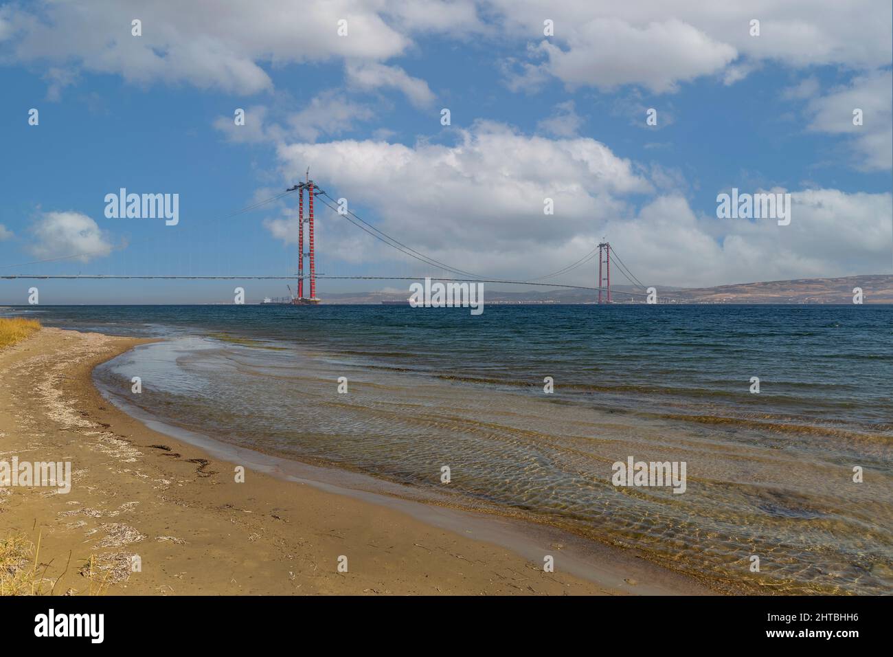 new bridge connecting two continents 1915 canakkale bridge (dardanelles