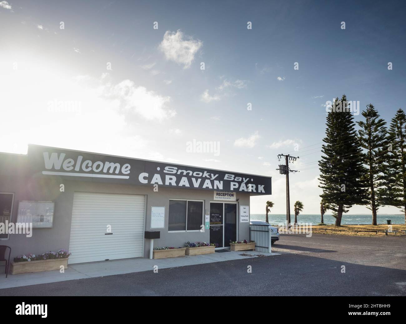 Smoky Bay Caravan Park, Eyre Peninsula, South Australia Stock Photo Alamy