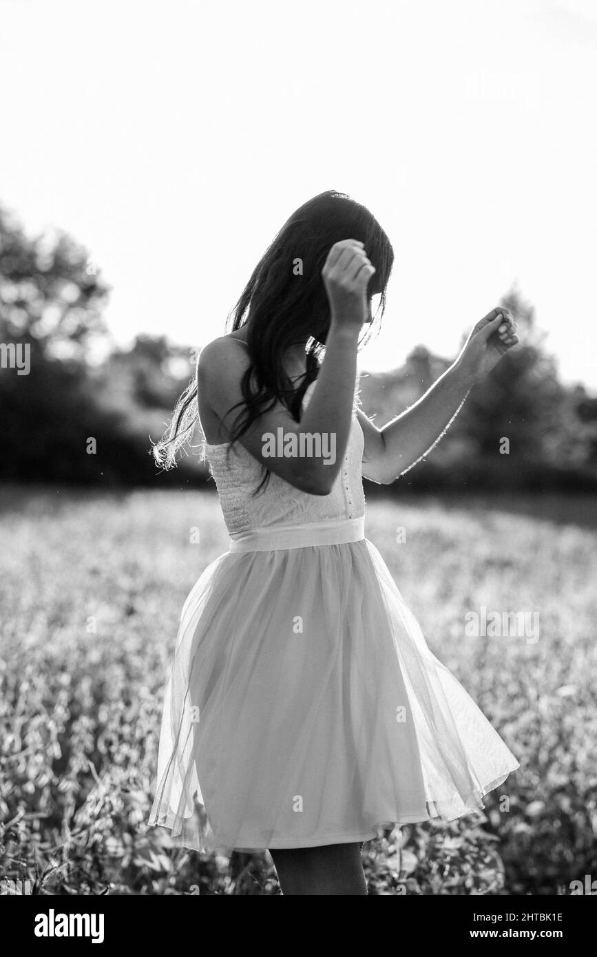 grayscale dress 25 Floral Dress Grayscale Coloring Pages - Instant Download main image 0