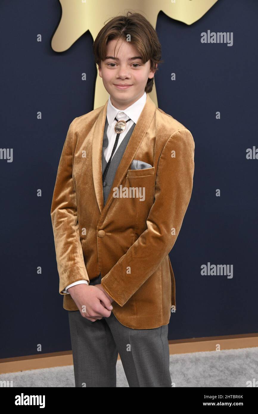 Los Angeles, USA. 27th Feb, 2022. Brecken Merrill arrives at the 28th