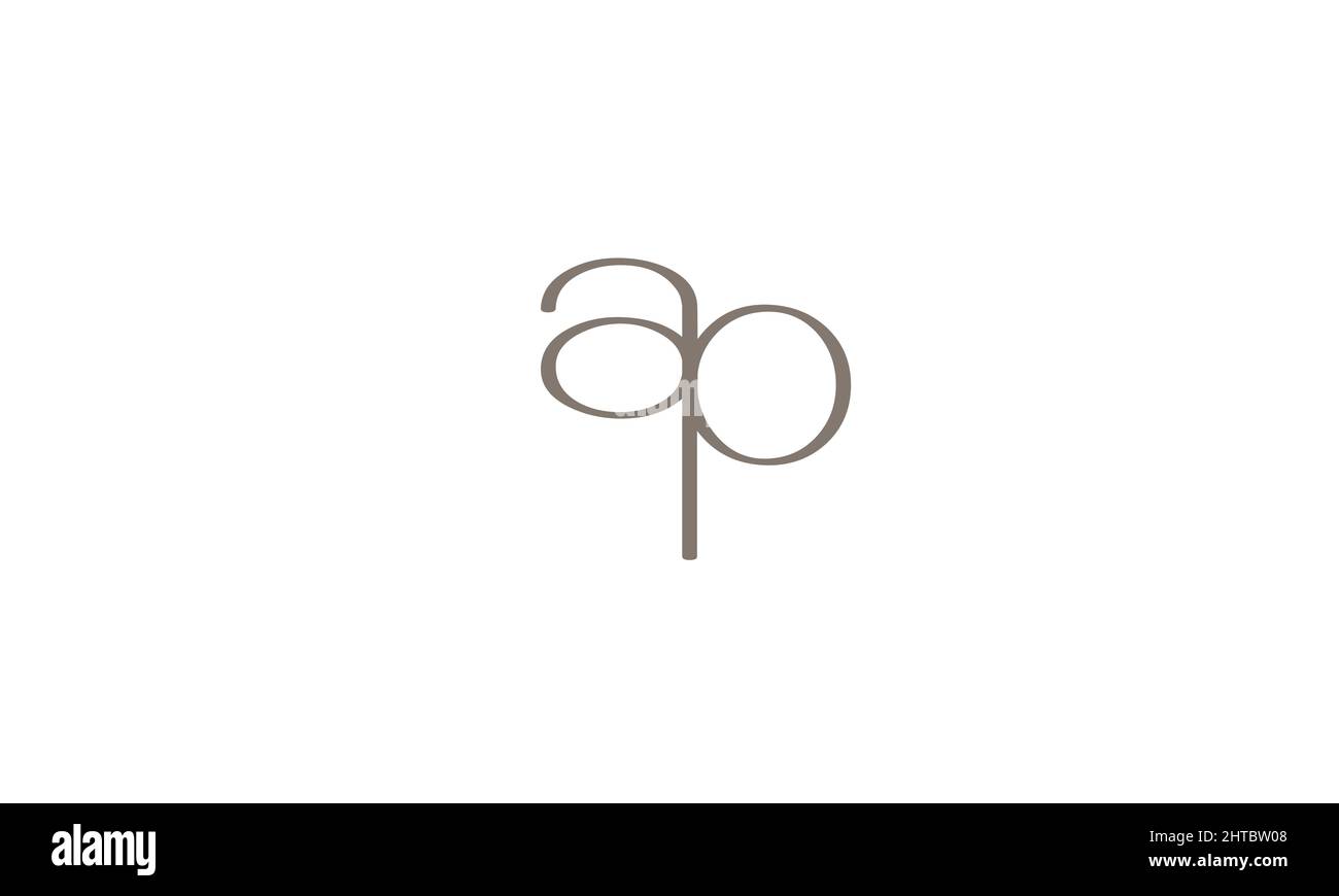 Alphabet letters Initials Monogram logo AP, PA, A and P Stock Vector ...