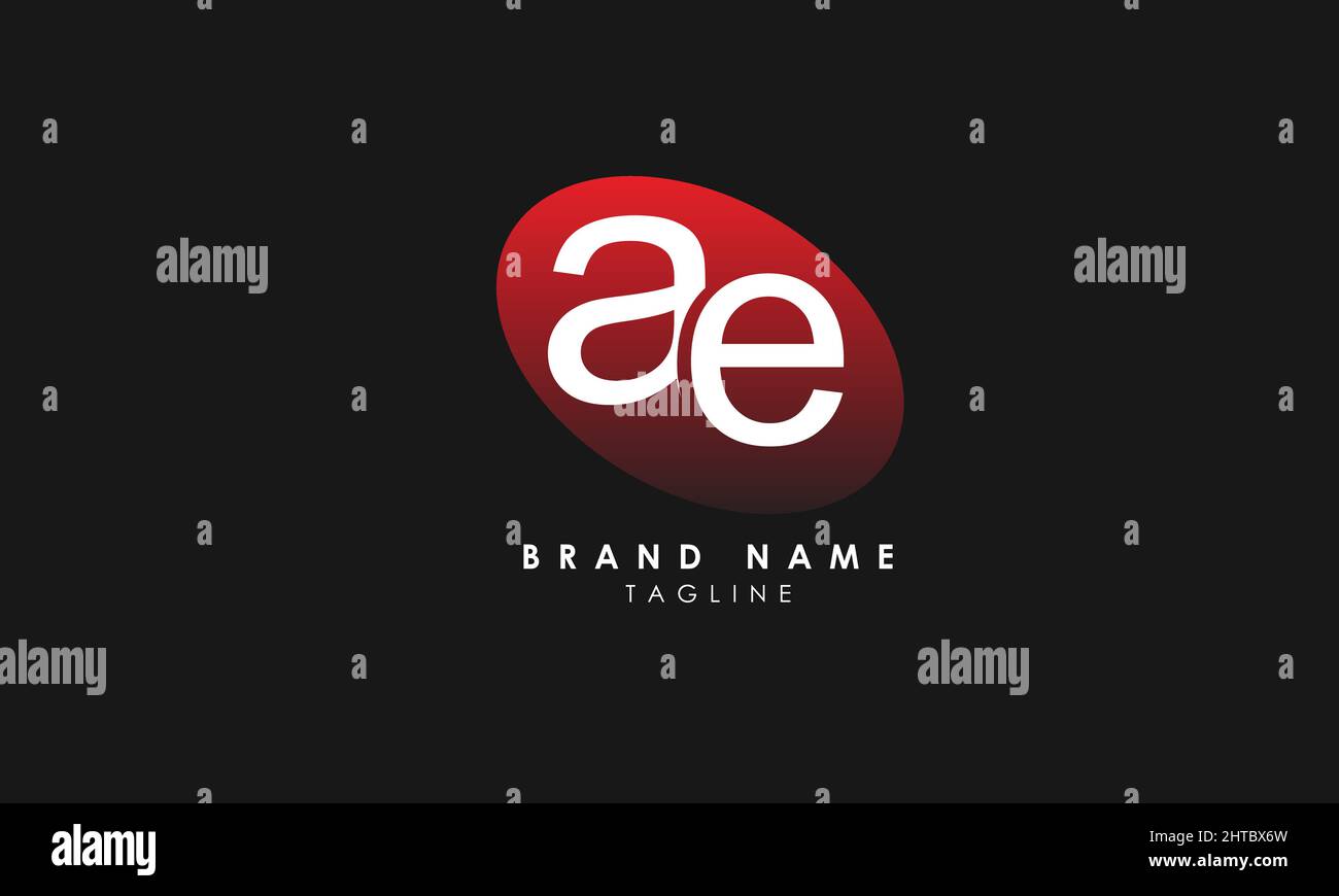 Alphabet letters Initials Monogram logo AE, EA, E and A Stock Vector ...
