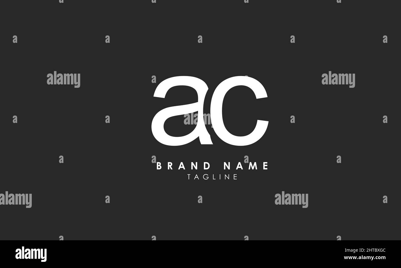 Alphabet letters Initials Monogram logo AC, CA, A and C Stock Vector ...
