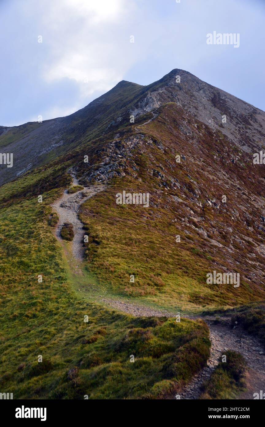 The Rocky Ridge Path Leading to the Wainwright 'Hopegill Head' from ...