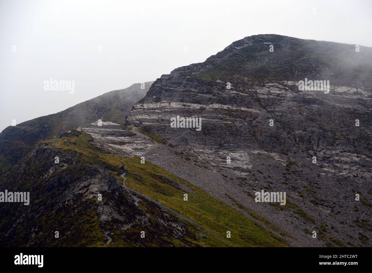 The Ridge Path to the Northern Crags of the Wainwright 'Hopegill Head ...