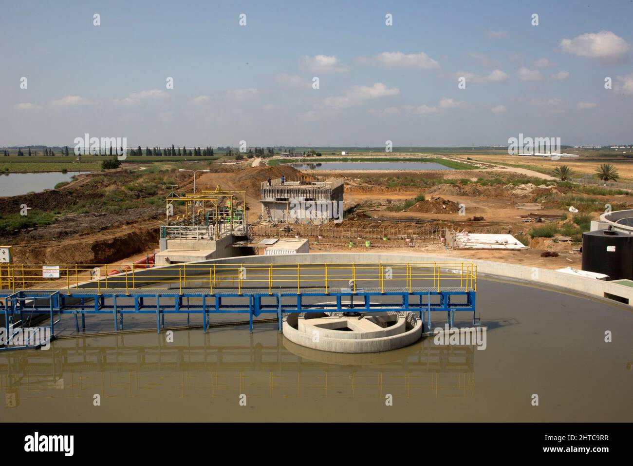Secondary sedimentation pools the sludge is removed to the sludge