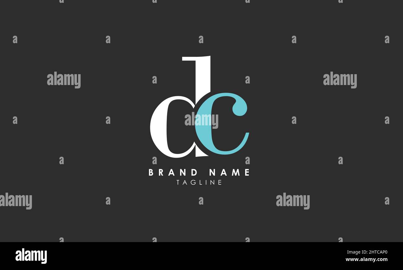 Alphabet letters Initials Monogram logo DC, CD, D and C Stock Vector ...
