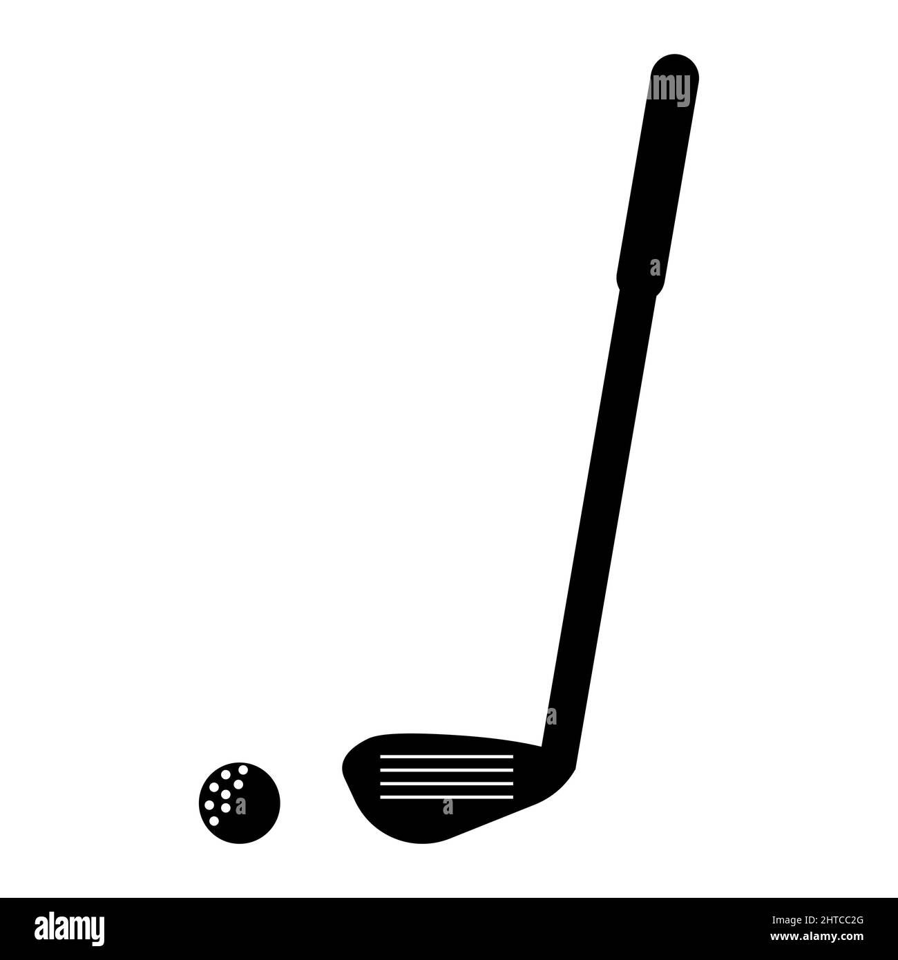 Golf club and ball icon. Vector sign Stock Vector Image & Art Alamy