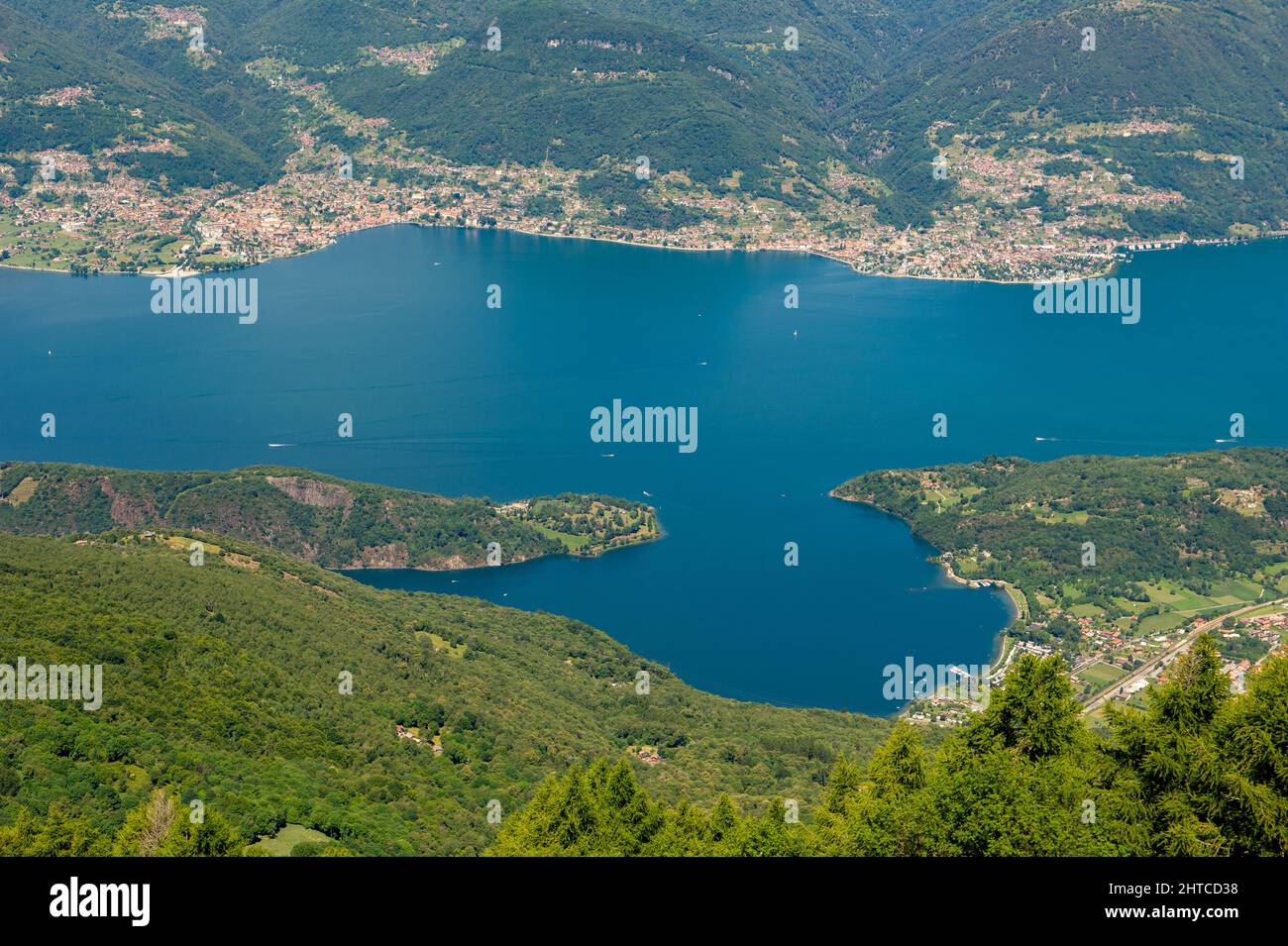 Europe, Italy, Lombardy, Lecco, Como lake Stock Photo