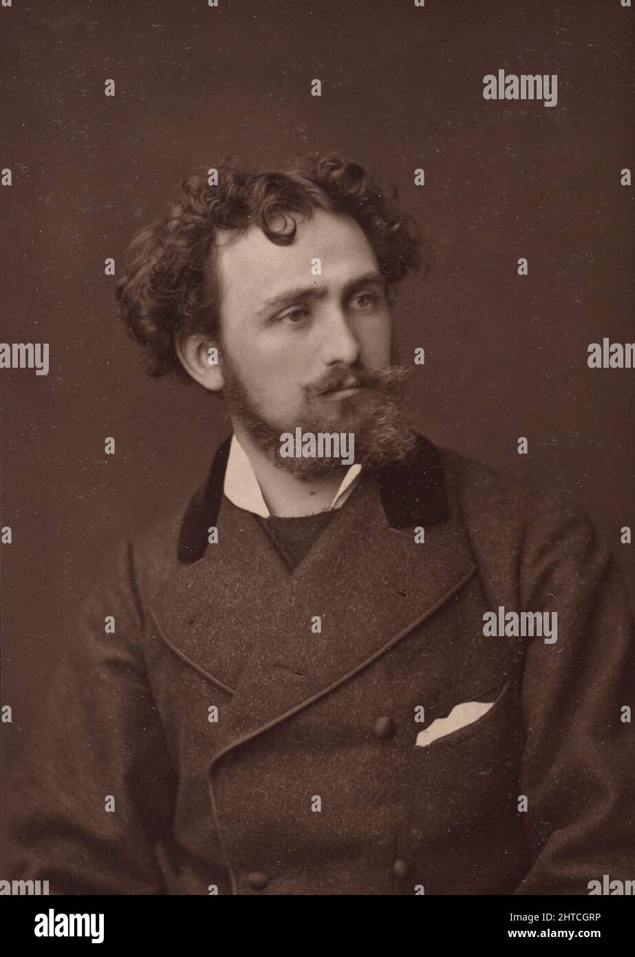 Portrait of Eugene Delacroix (17981863). Private Collection Stock