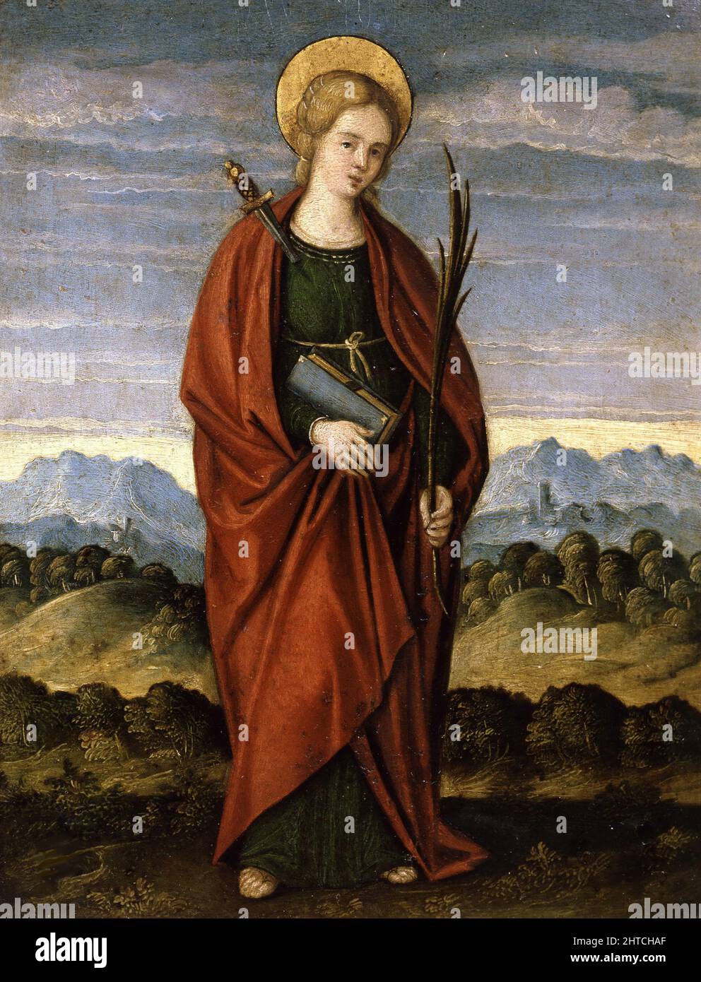 Saint Justina of Padua, c. 1520. Found in the Collection of the
