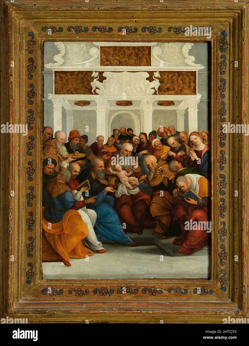 The circumcision of Christ, ca 1522. Found in the Collection of the Fondazione Cini, Venezia. Stock Photo