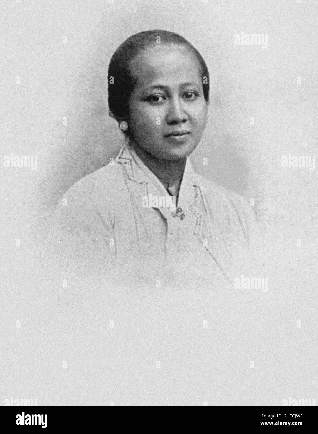 Portrait of Raden Adjeng Kartini (1879-1904), c. 1900. Private Collection. Stock Photo