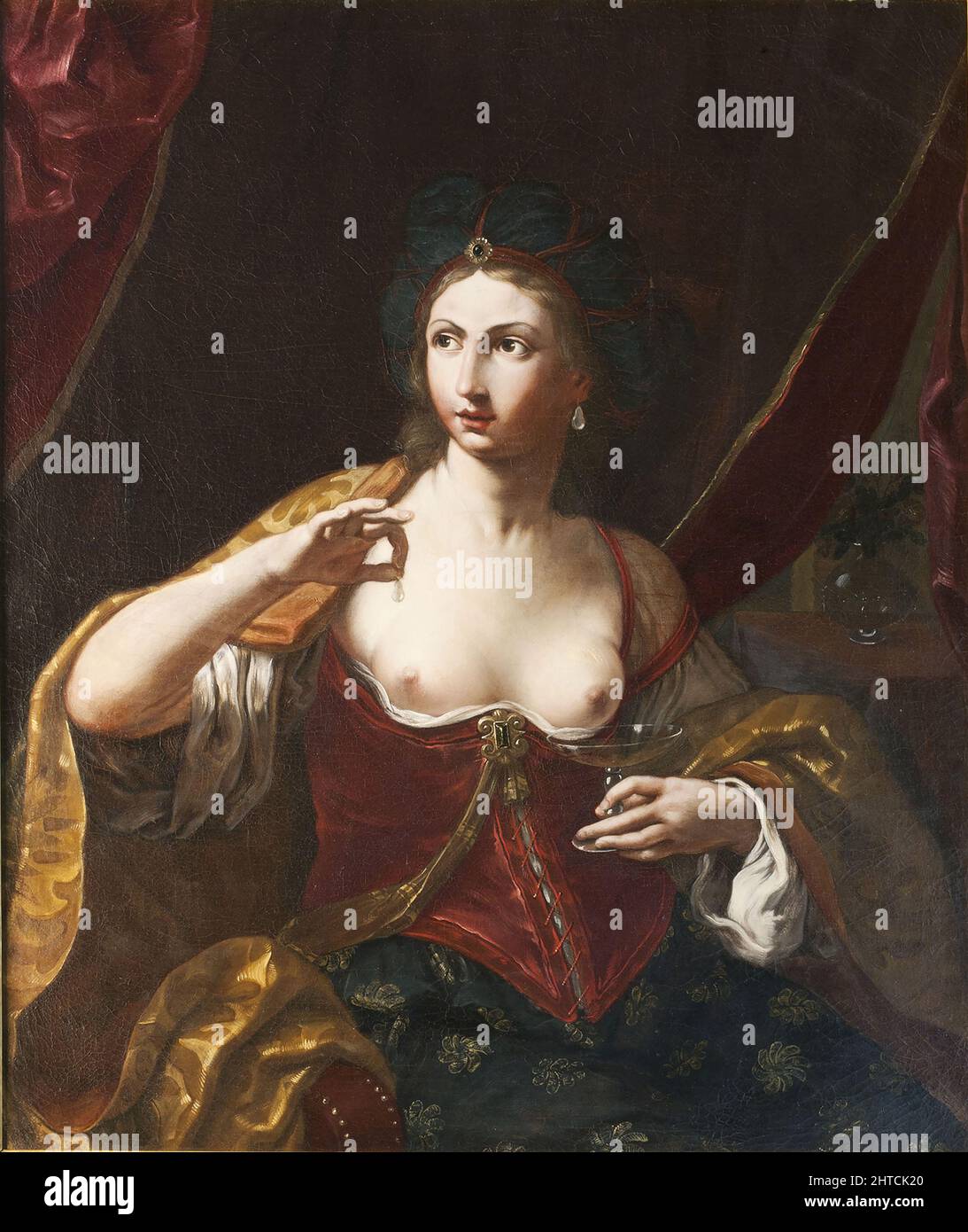 Cleopatra, ca 1664. Private Collection. Stock Photo