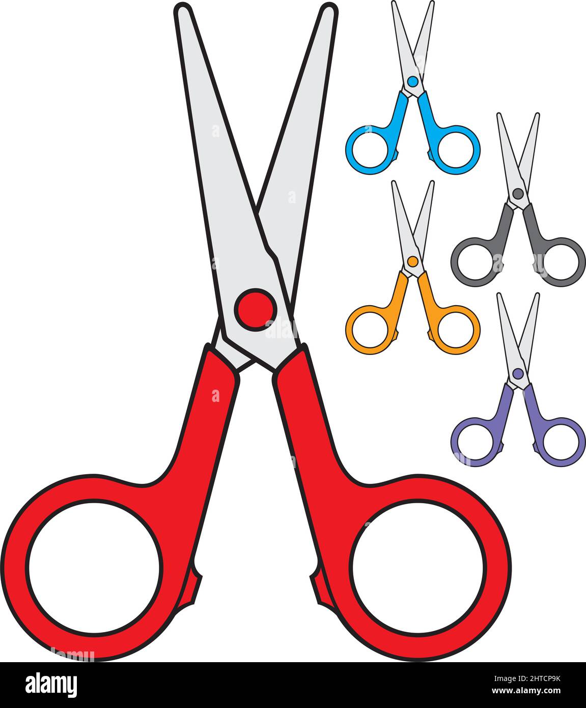 Cute Scissors Clipart by MSU Teacher