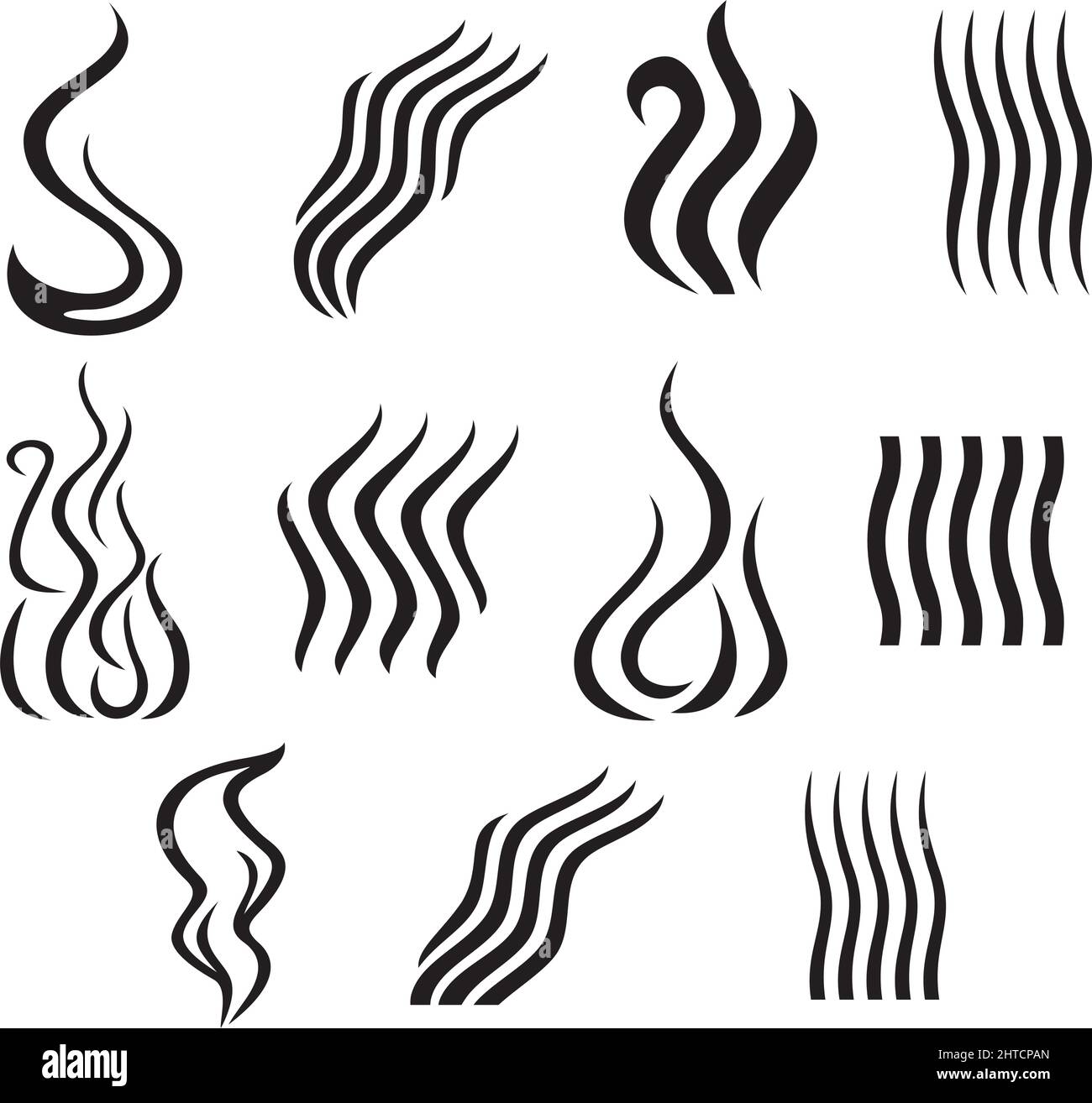 Set of different smoke vector illustration Stock Vector Image & Art - Alamy
