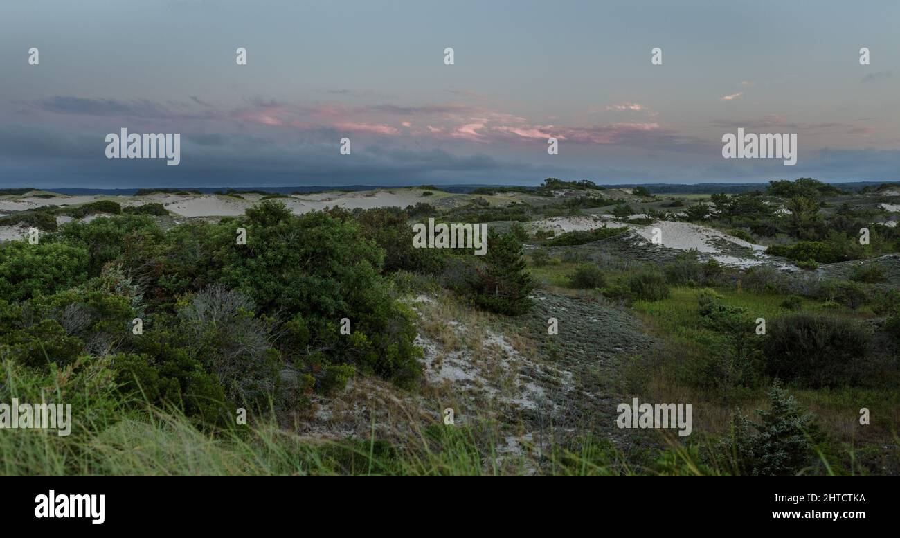 Summer landscape sunset green hi-res stock photography and images - Alamy