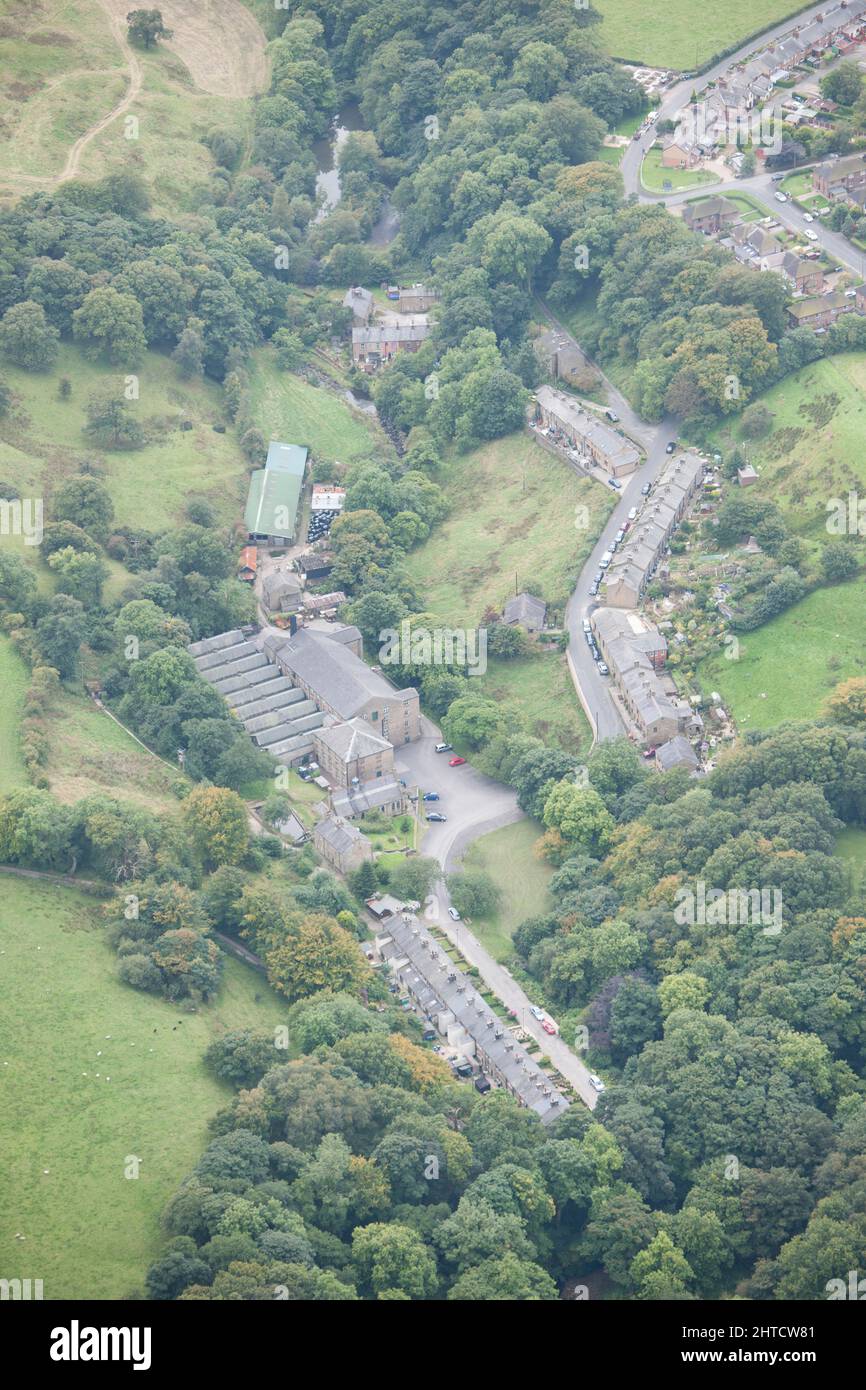 Calder Vale Mill, also known as Lappet Mill, Lancashire, 2015 Stock