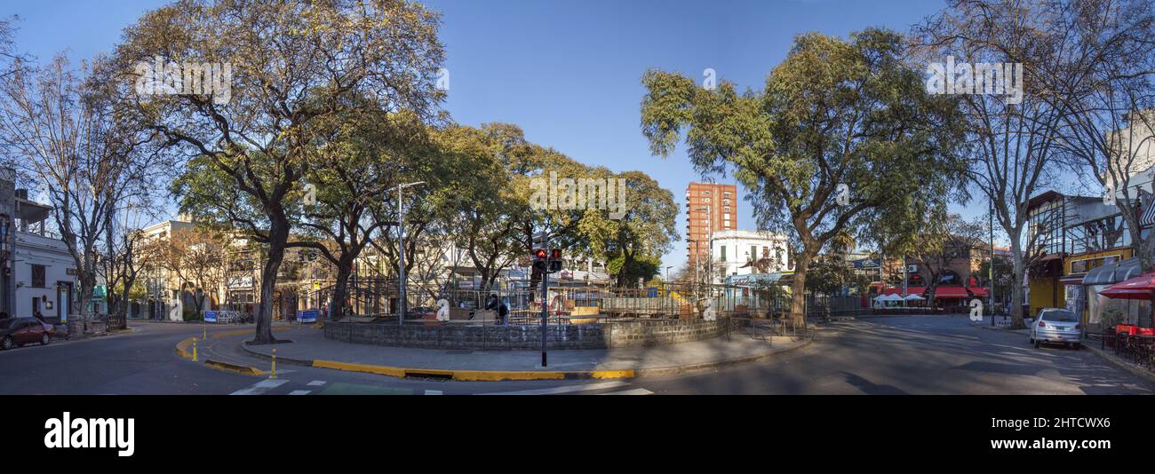 Plaza Dorrego in Buenos Aires, Argetina Stock Photo