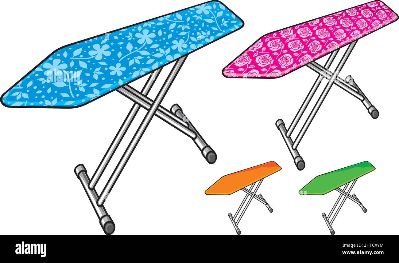 Ironing board collection vector illustration Stock Vector Image & Art