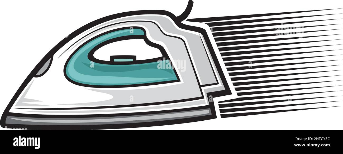 Steam iron vector illustration Stock Vector Image & Art Alamy