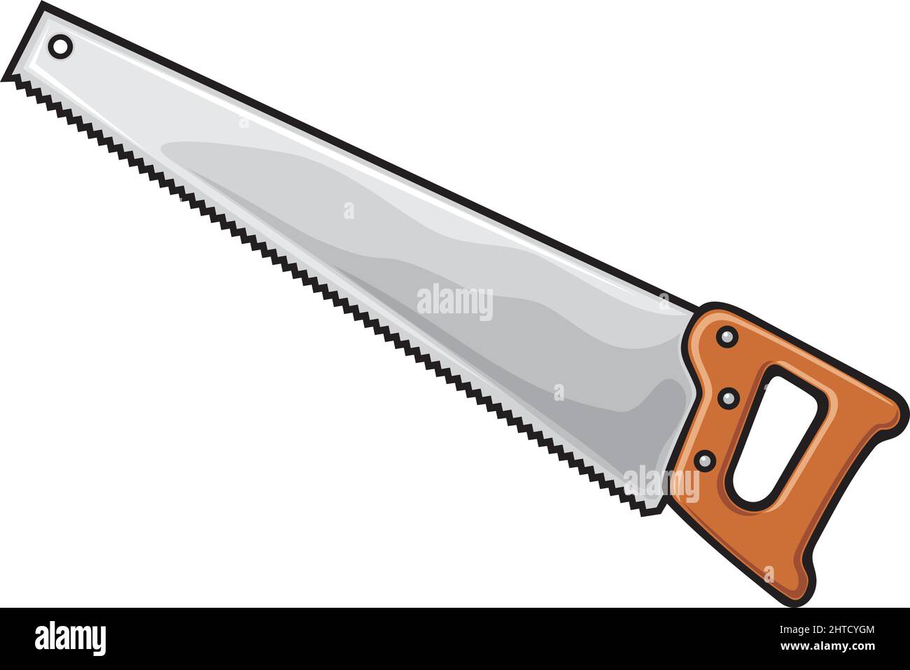 Hand saw vector illustration Stock Vector Image & Art Alamy