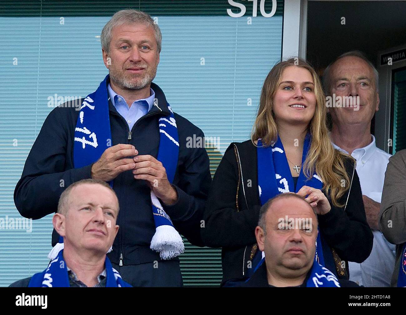 28 February 2022 - ROMAN ABRAMOVICH - CHELSEA FC FILE PHOTO CHELSEA OWNER ROMAN  ABRAMOVICH CAME TO THE LAST HOME GAME OF THE SEASON WITH HIS DAUGHTER SOFIA  CHELSEA v SUNDERLAND -
