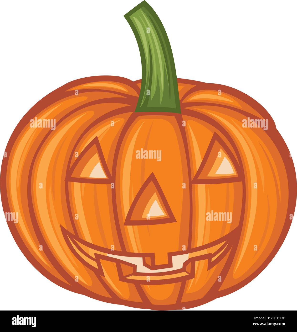 Pumpkin for Halloween vector illustration Stock Vector Image & Art - Alamy