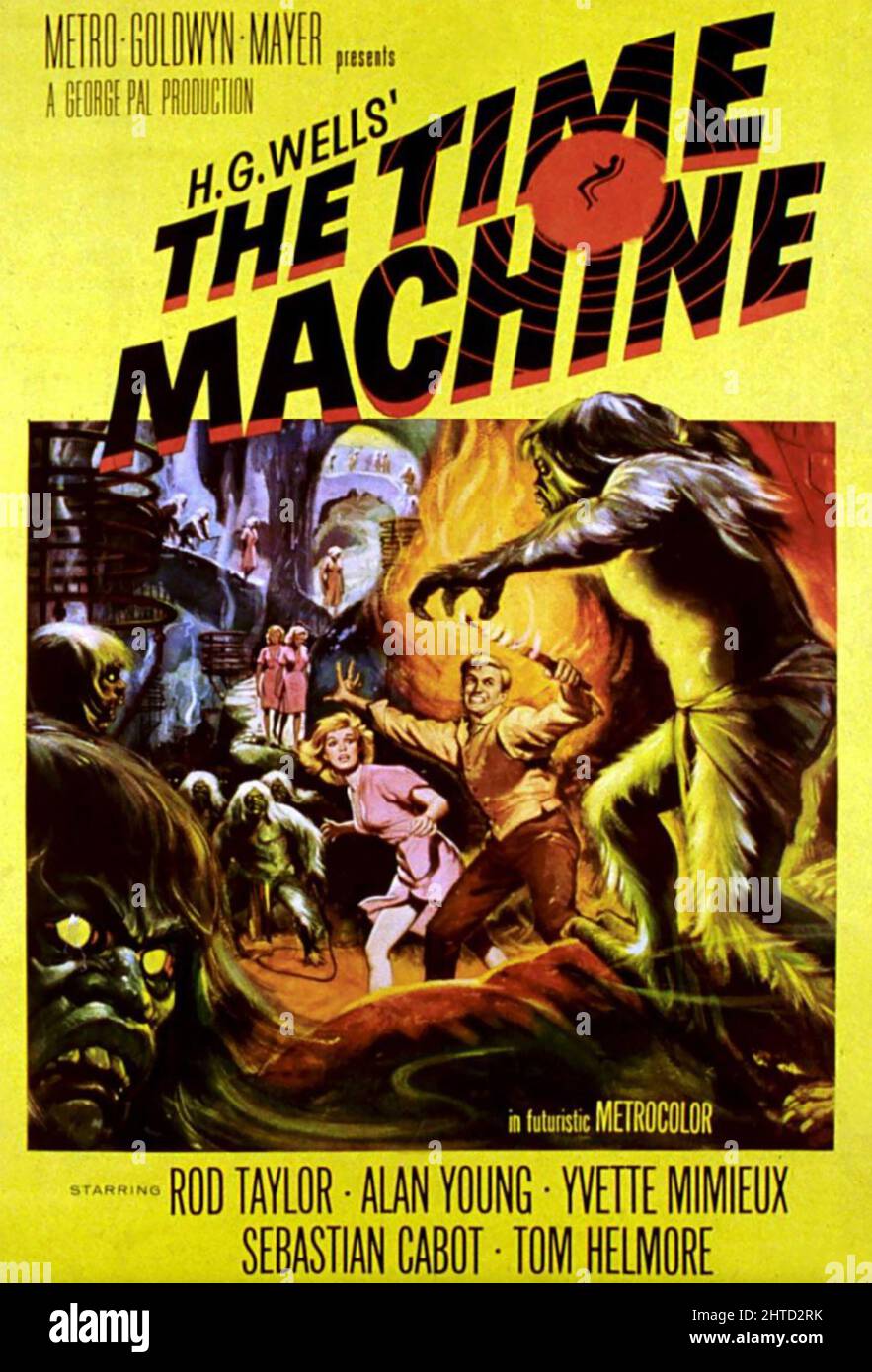 THE TIME MACHINE 1960 MGM film based on the novel by H.G.Wells Stock Photo