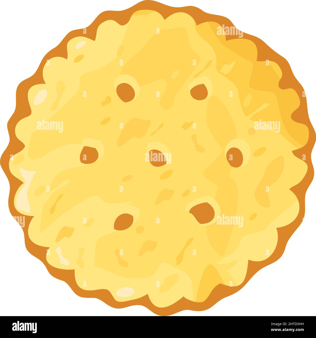 Biscuit cookie cracker vector illustration Stock Vector Image & Art Alamy