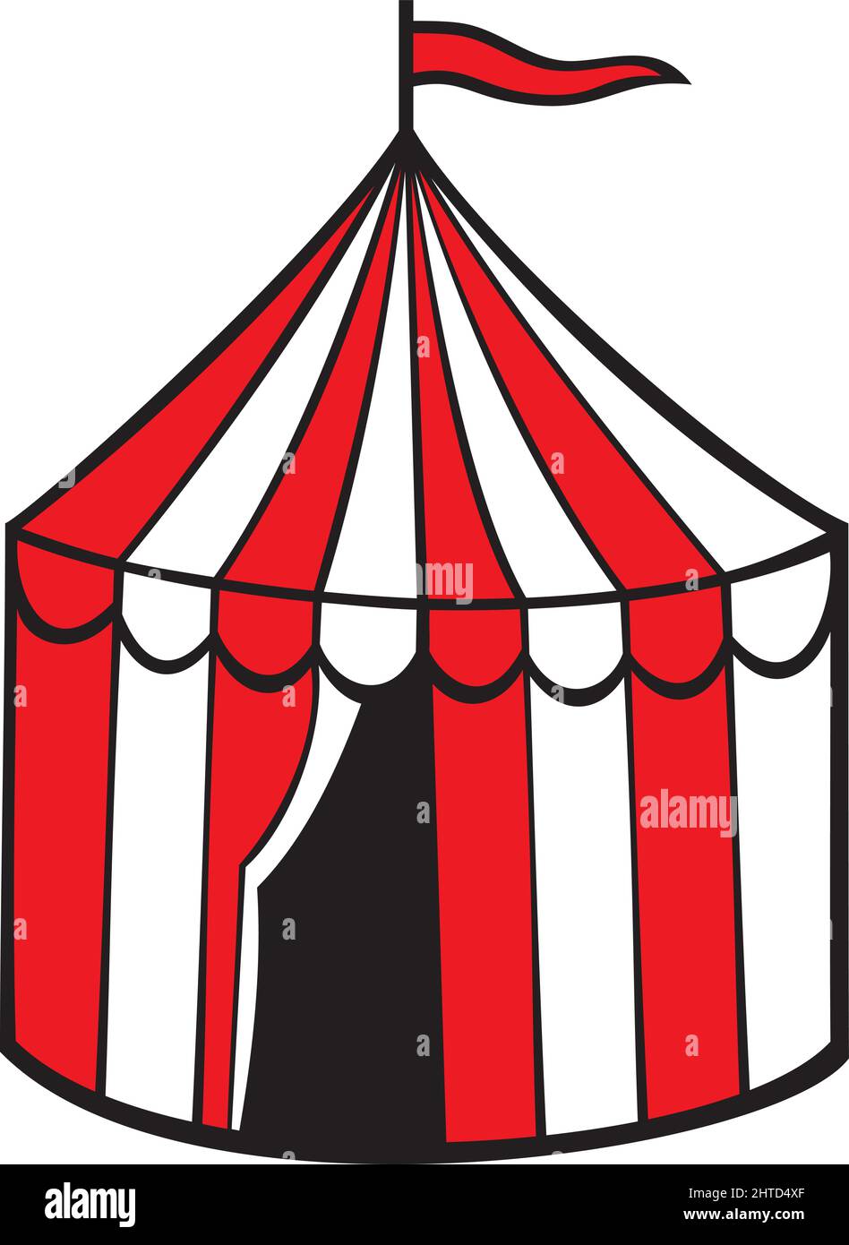 Circus tent vector illustration Stock Vector Image & Art - Alamy