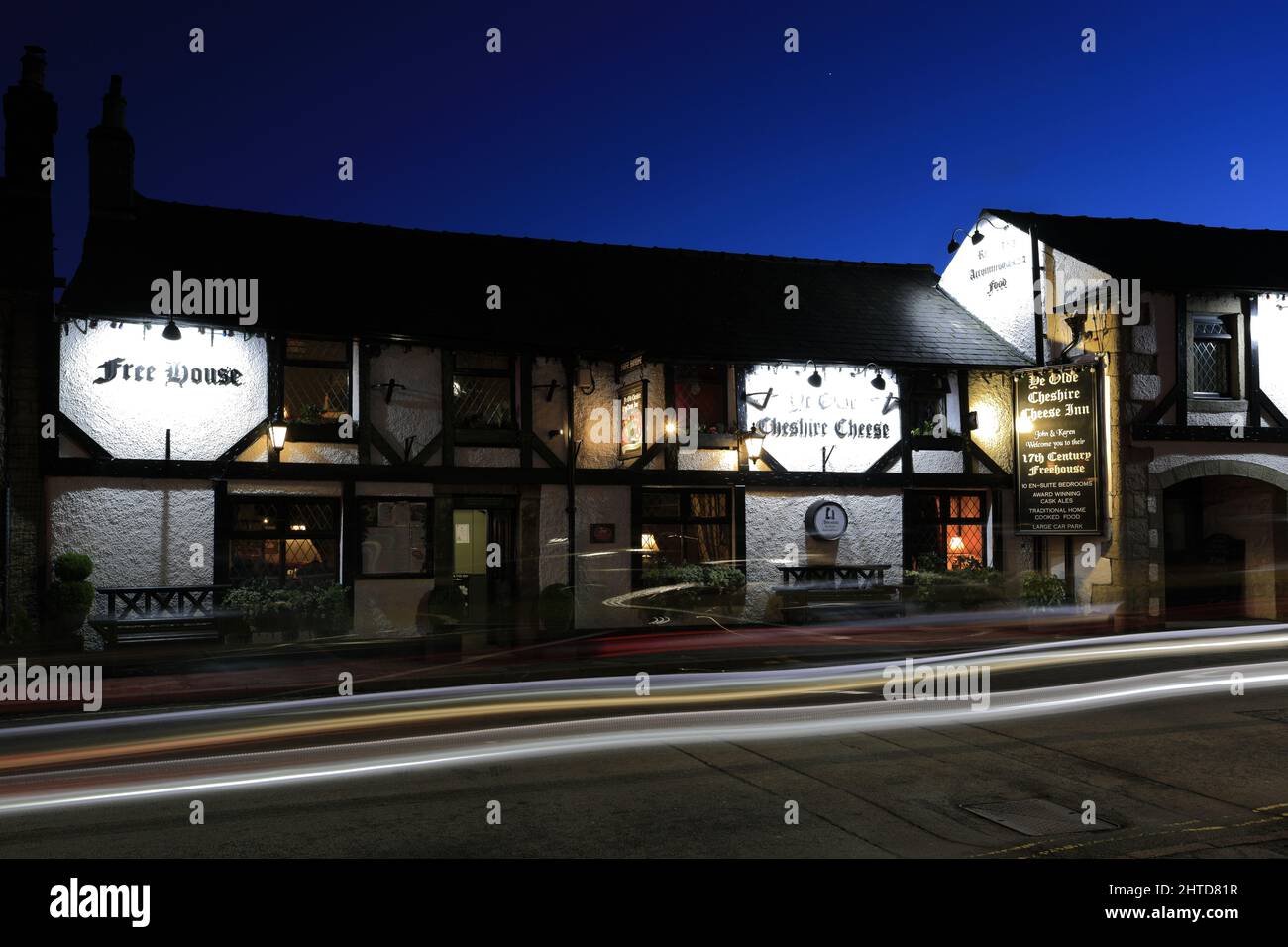 The Cheshire Cheese Pub, Castleton village, Derbyshire, Peak District