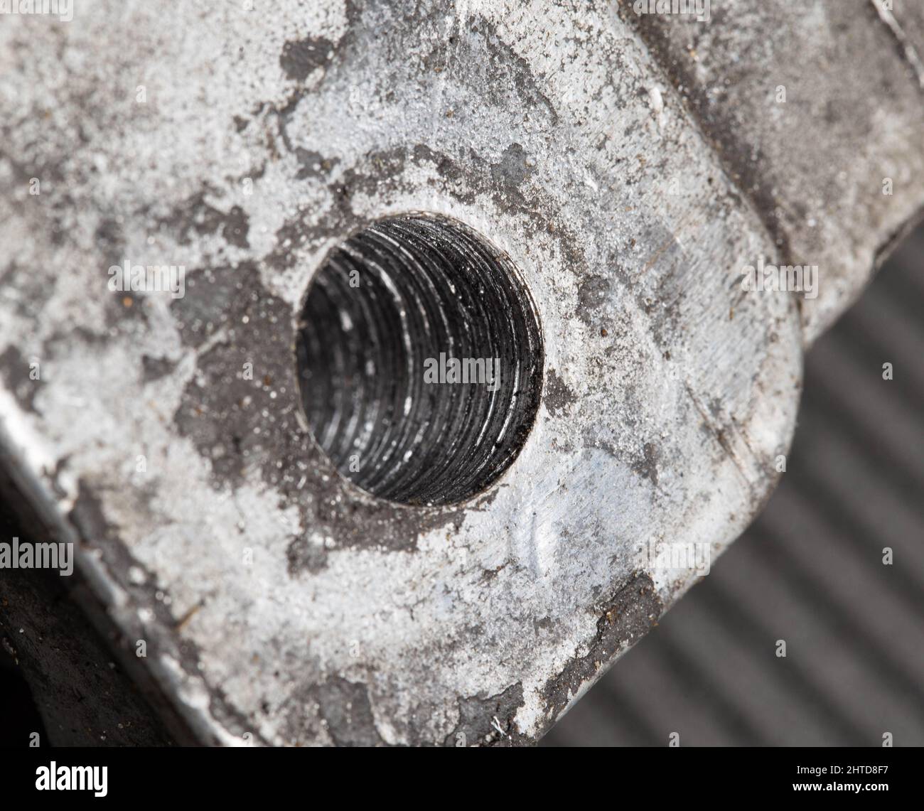 Bad internal threads in aluminum automotive parts. Thread repair Stock