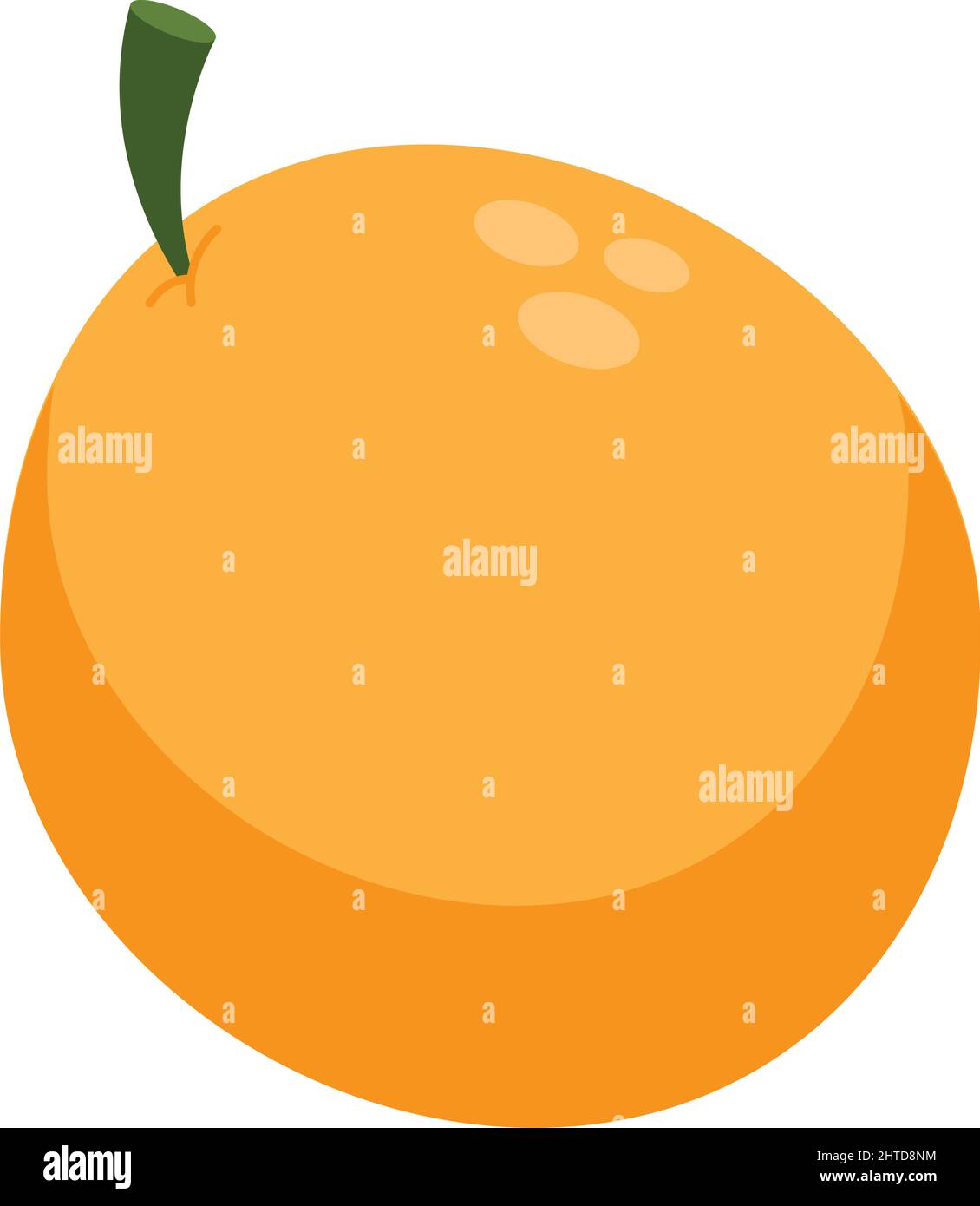 fresh orange fruit nature icon Stock Vector Image & Art - Alamy